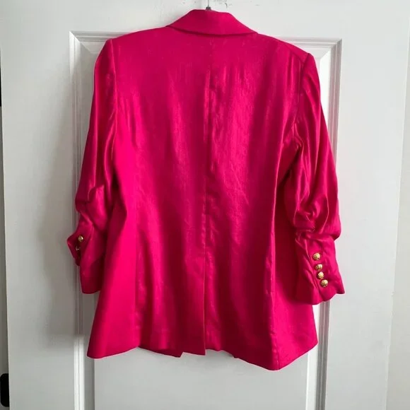 Veronica Beard Pink Tailored Blazer Jacket - Picture 3 of 5